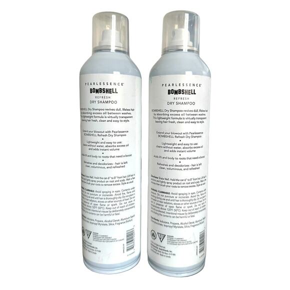 2 Pack PEARLESSENCE BOMBSHELL Refresh Dry Shampoo 7.3 fl oz Each - Picture 2 of 2